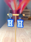 Holton Wildcats Dangle Earrings