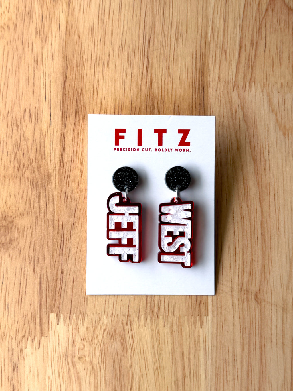 Jeff West Highschool Earrings