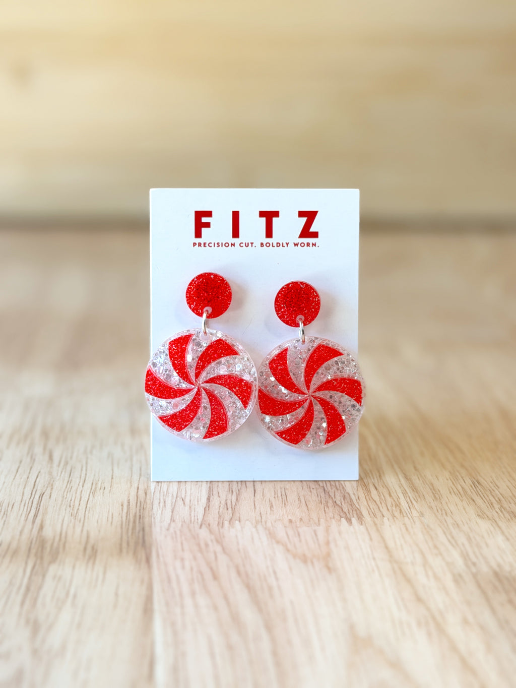 Peppermint Candy Earrings