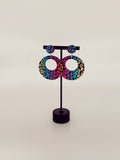 Rainbow Leopard Print, Black