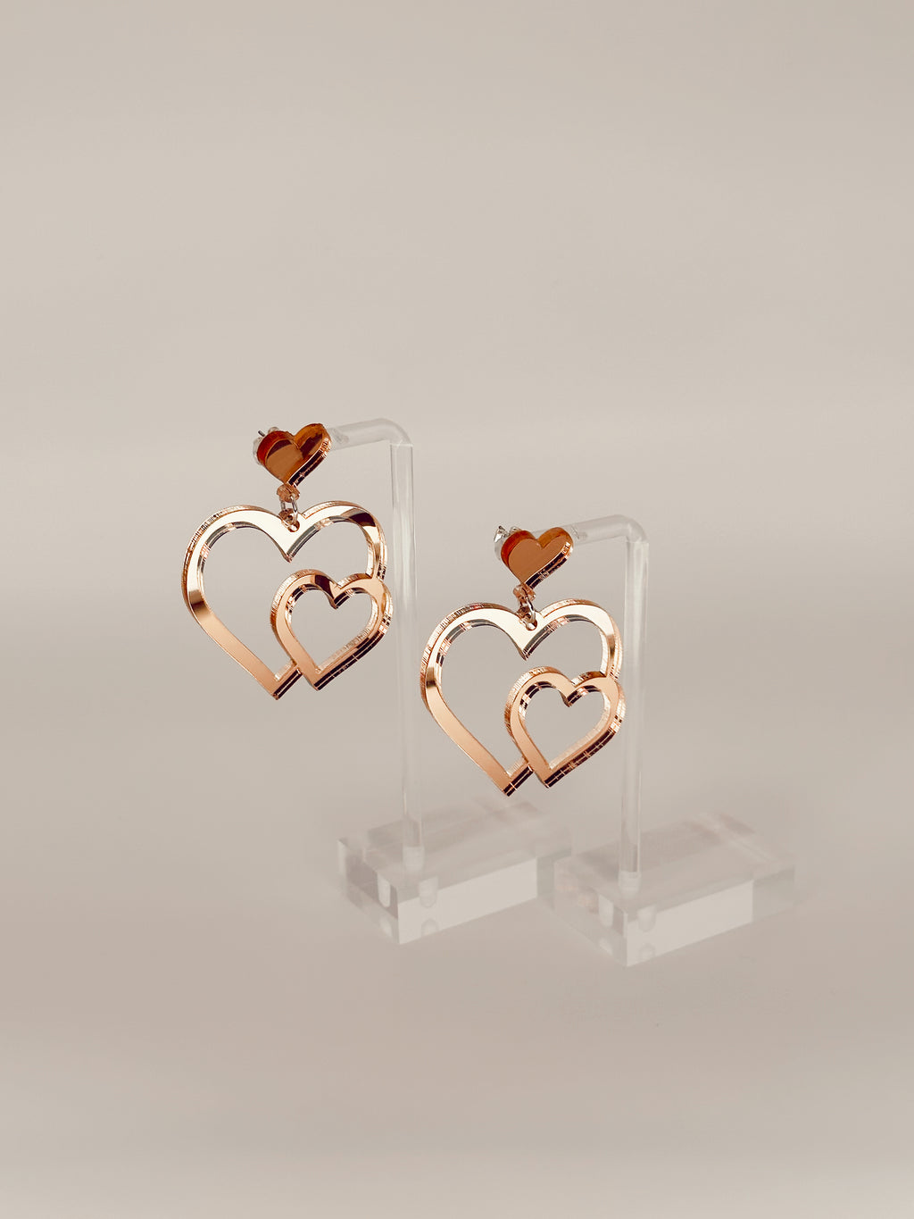 Rose Gold Hearts