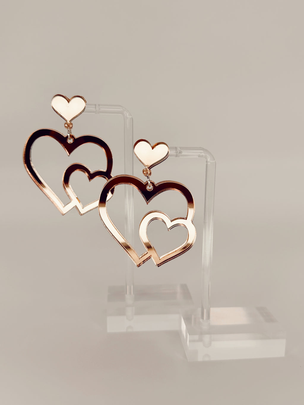 Rose Gold Hearts