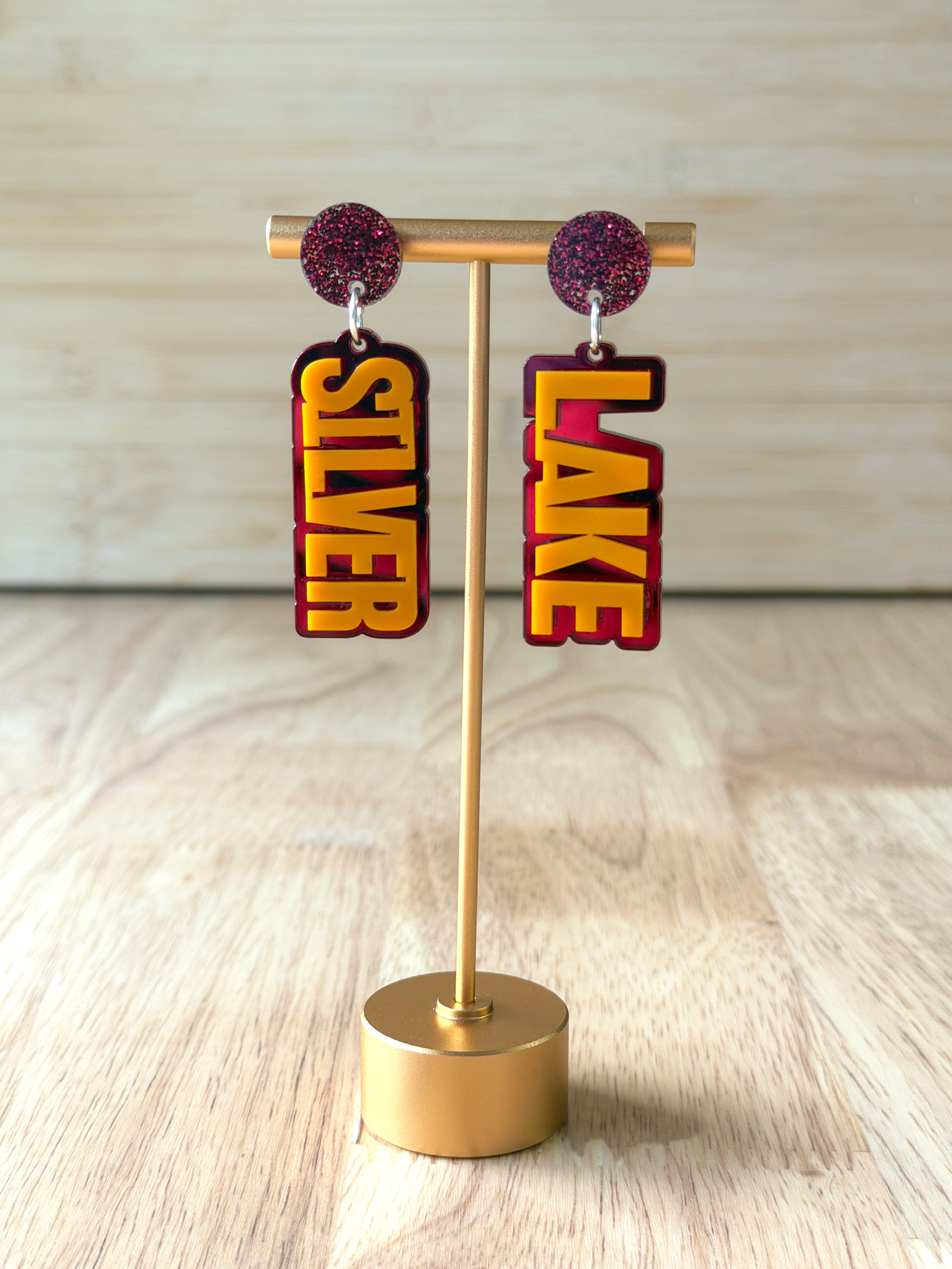 Silver Lake High School Earrings