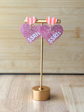 SSRIs Heart Earrings