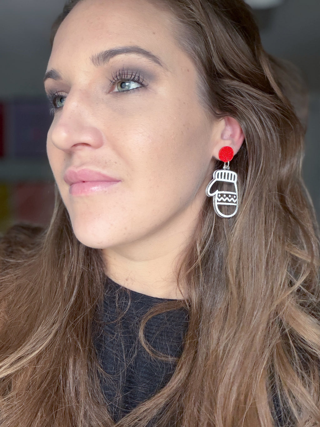 Mitten Earrings