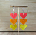 Transluscent Neon Hearts