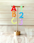 ABC 123 Earrings