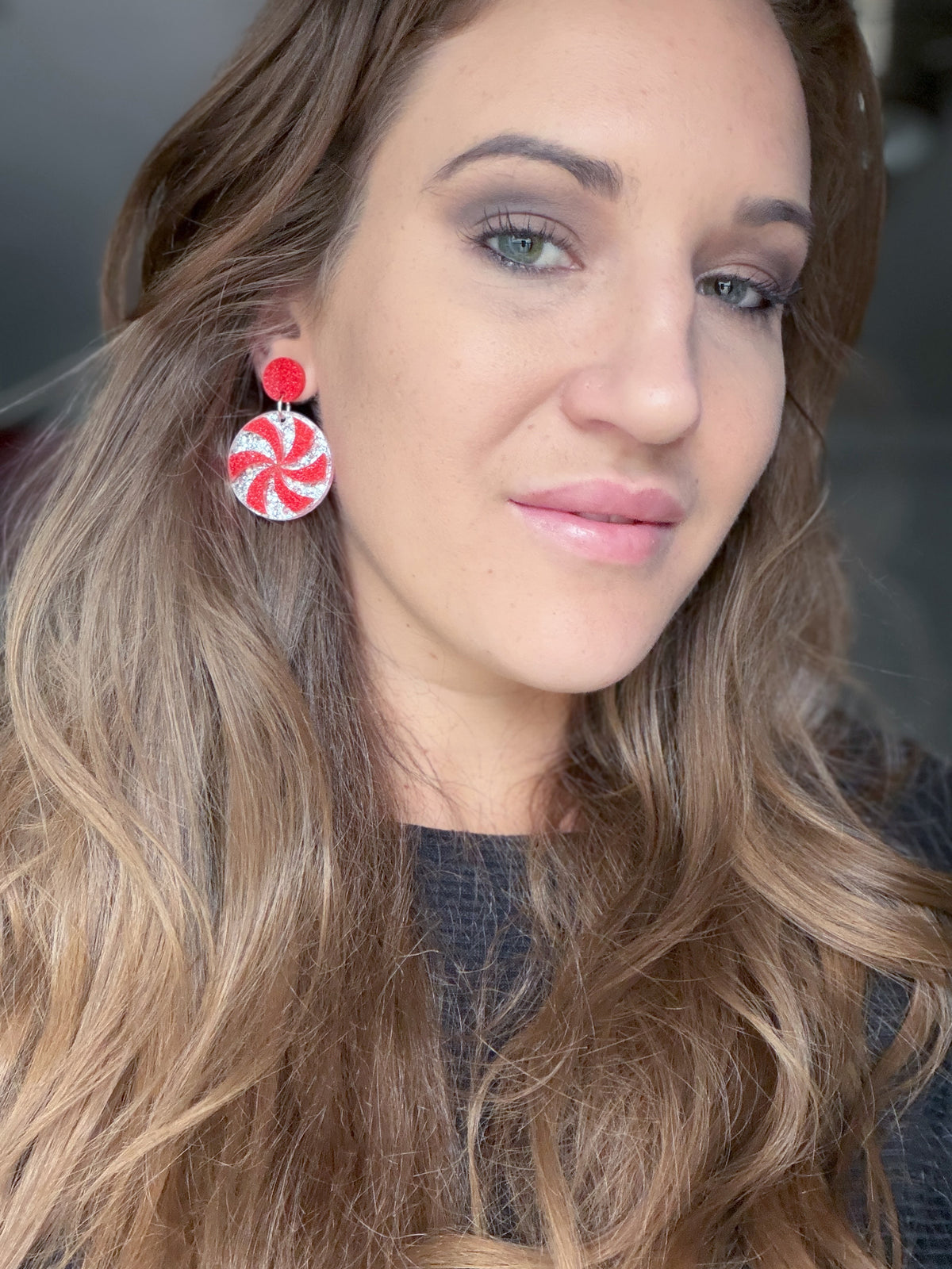 Peppermint Candy Earrings