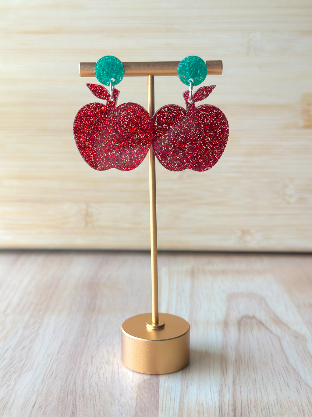 Red Apple Earrings