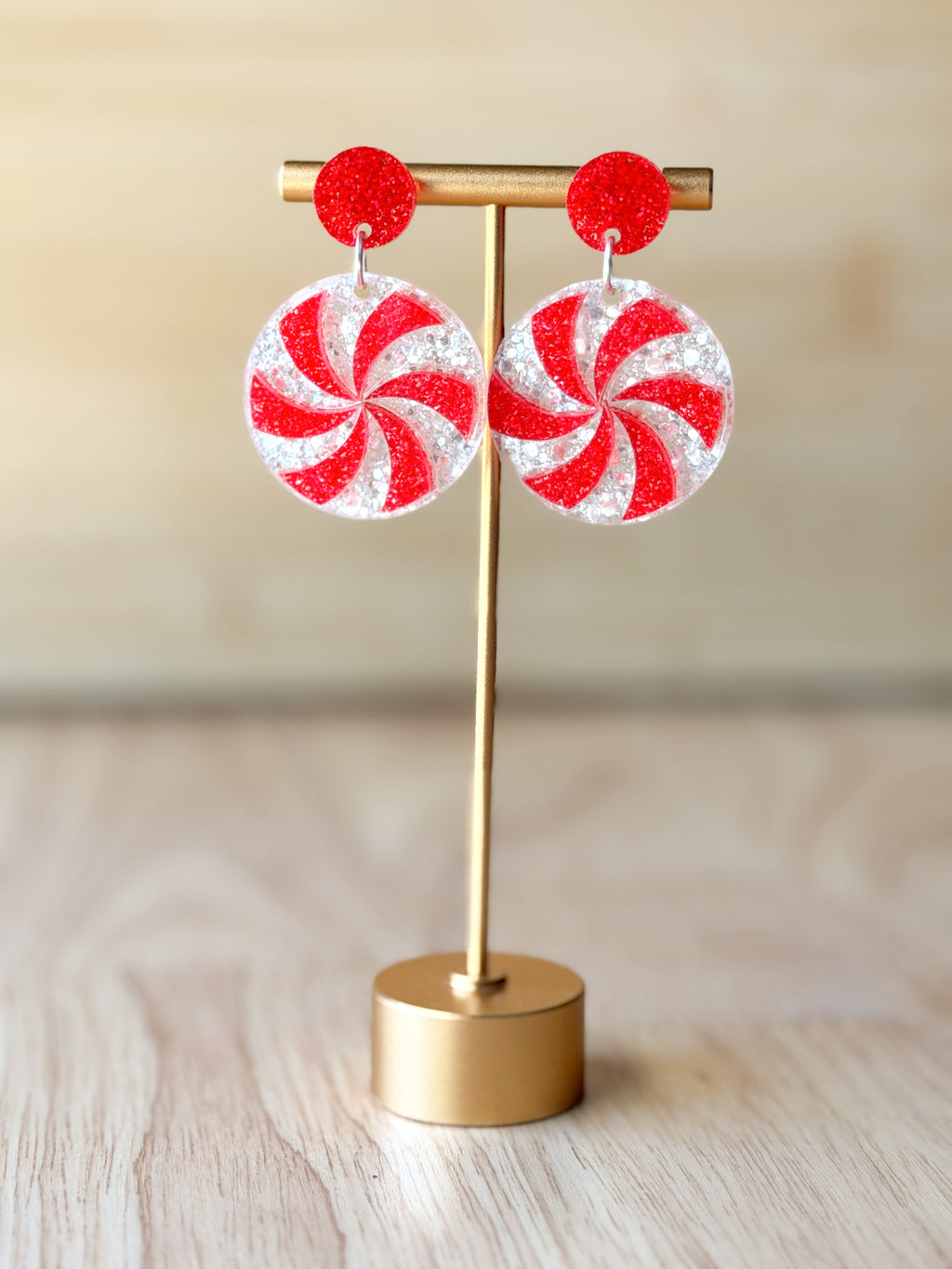 Peppermint Candy Earrings