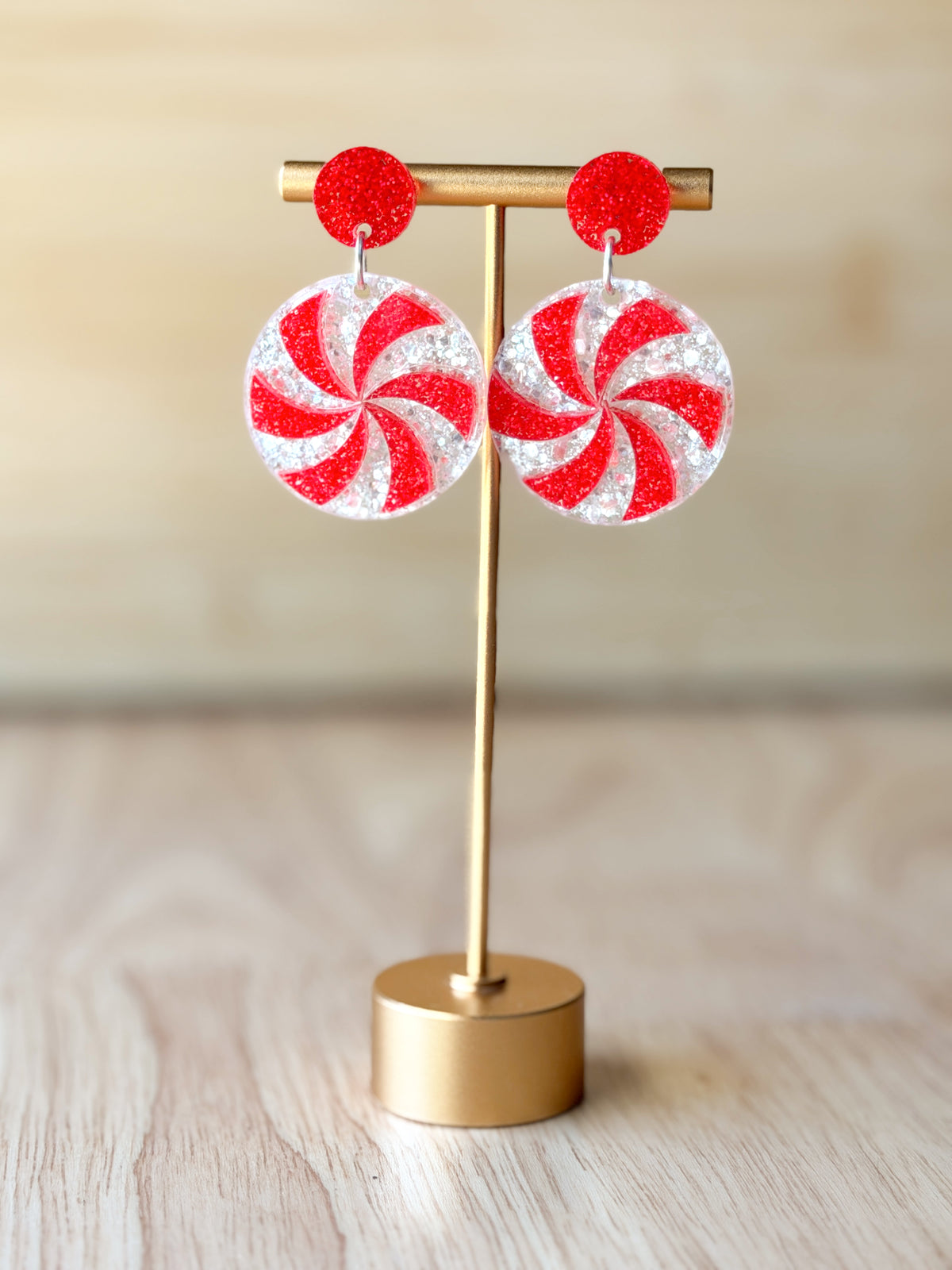 Peppermint Candy Earrings