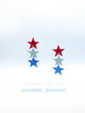 Red, White, and Blue Star Earrings
