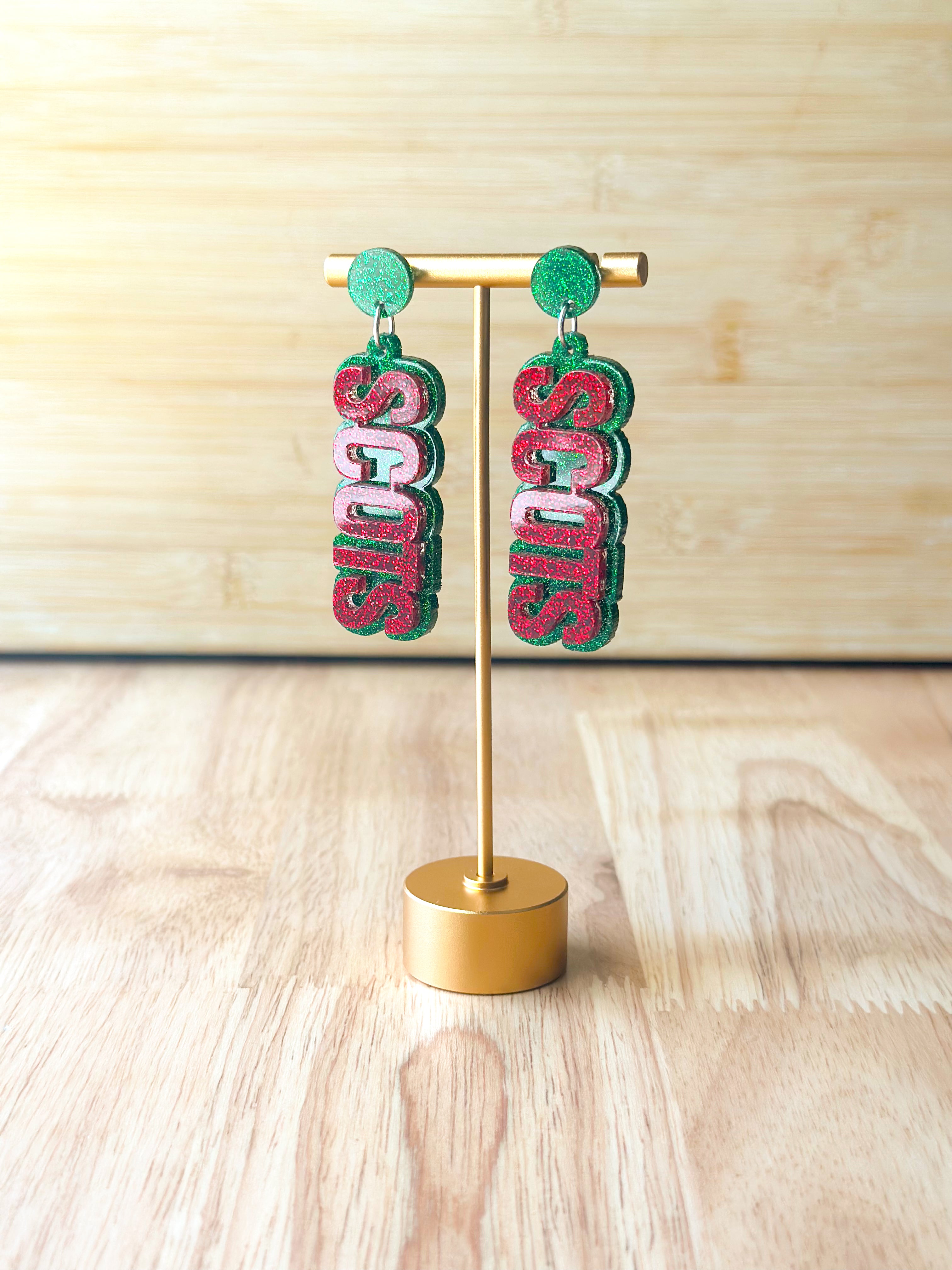 Highland Park High School Earrings