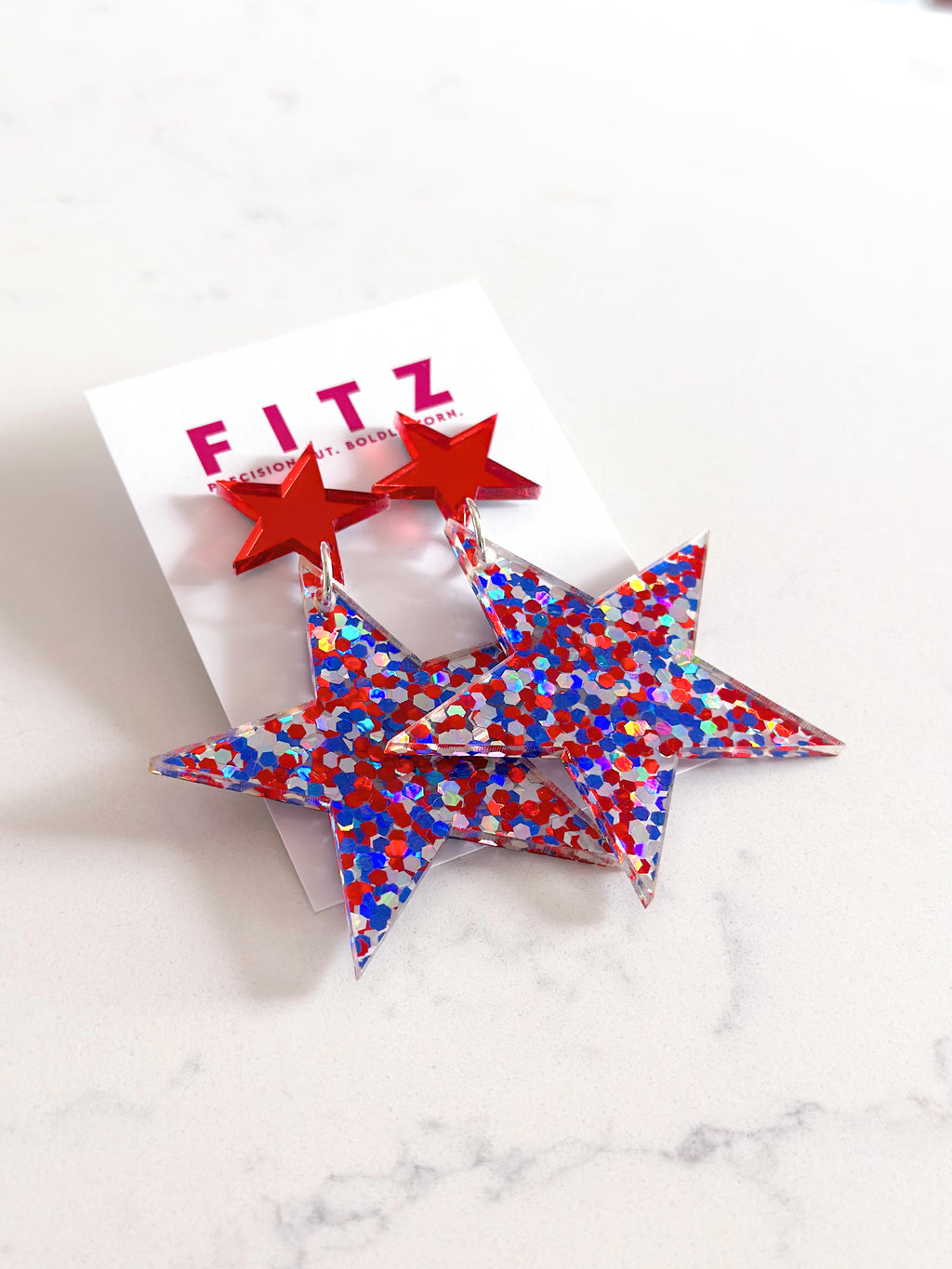 4 of July Star Earrings