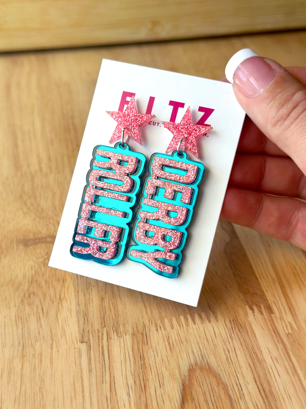 Roller Derby Earrings