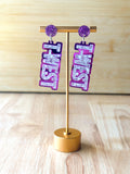 Topeka West High School Chargers Earrings