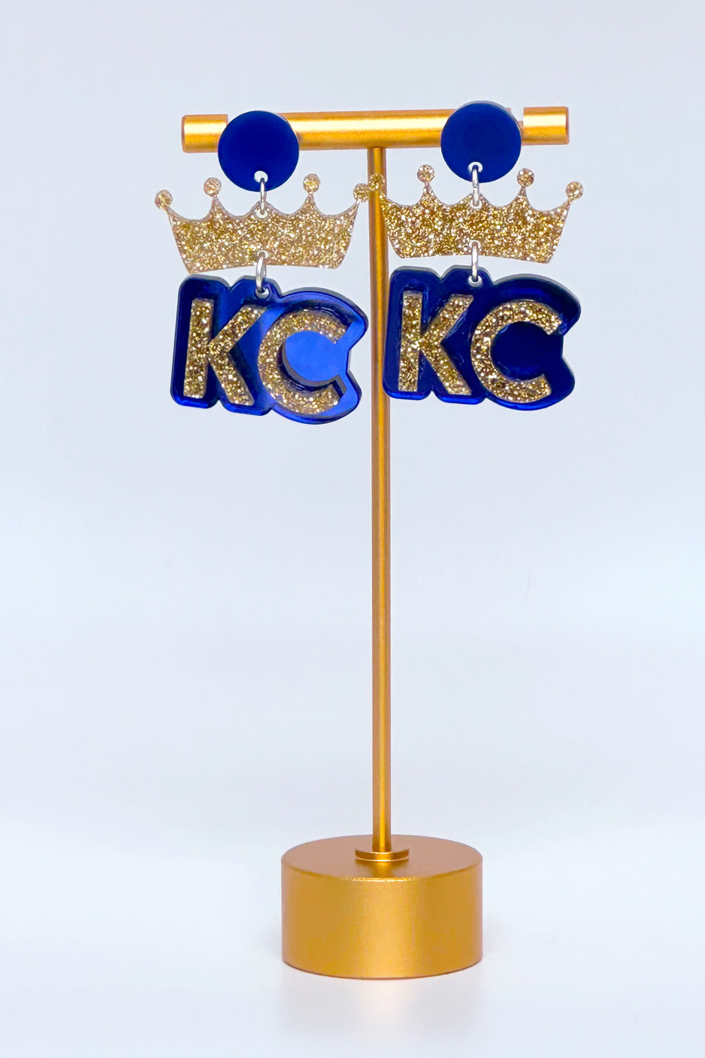 KC Baseball Earrings