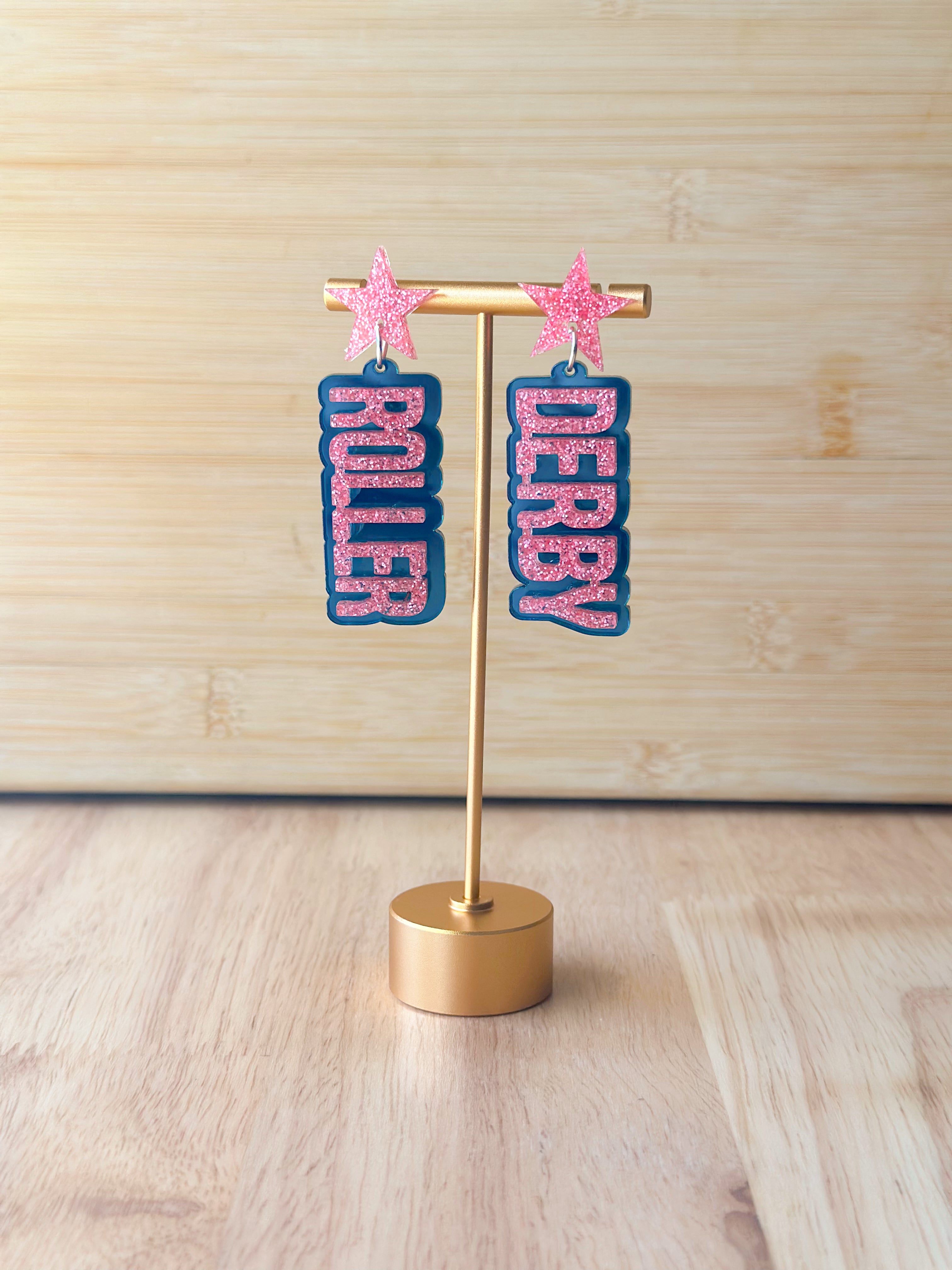 Roller Derby Earrings