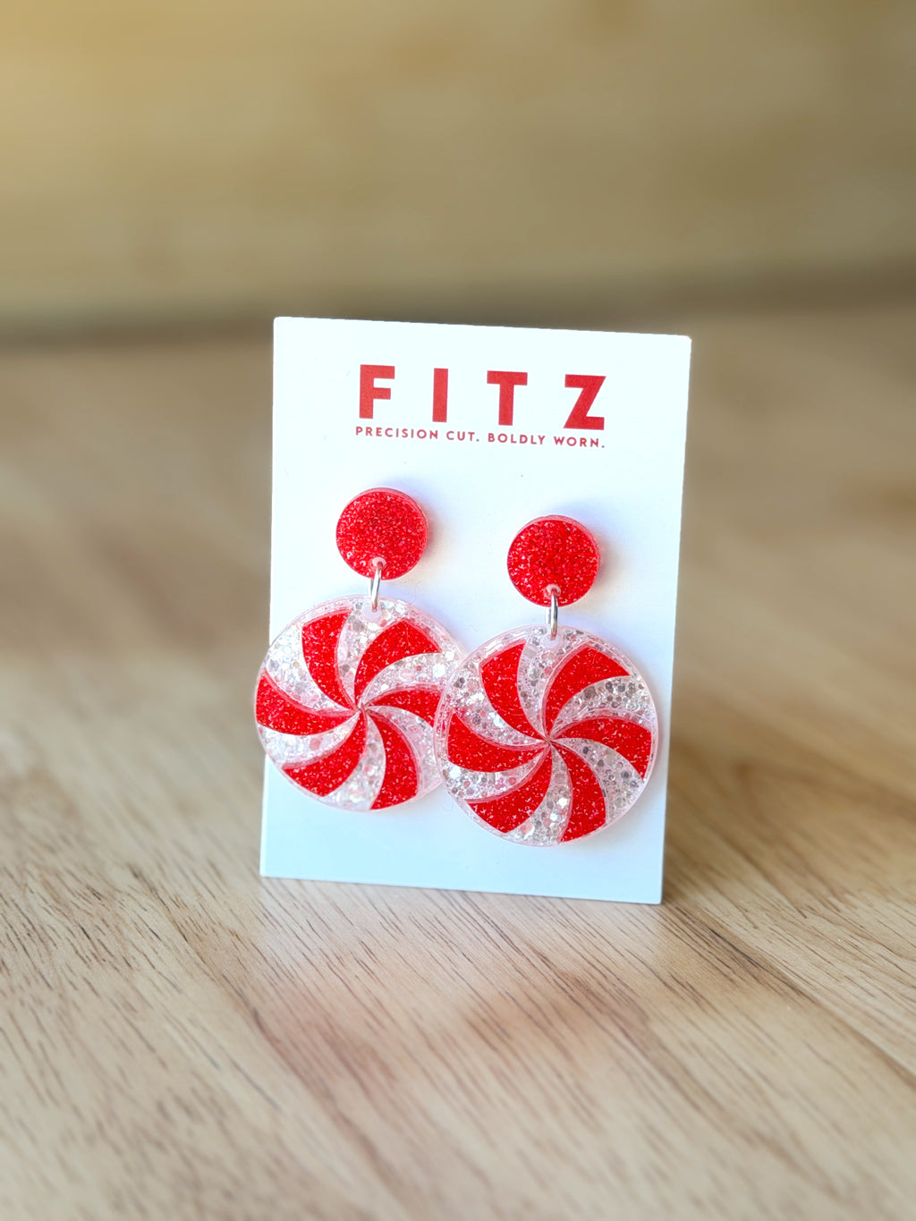 Peppermint Candy Earrings