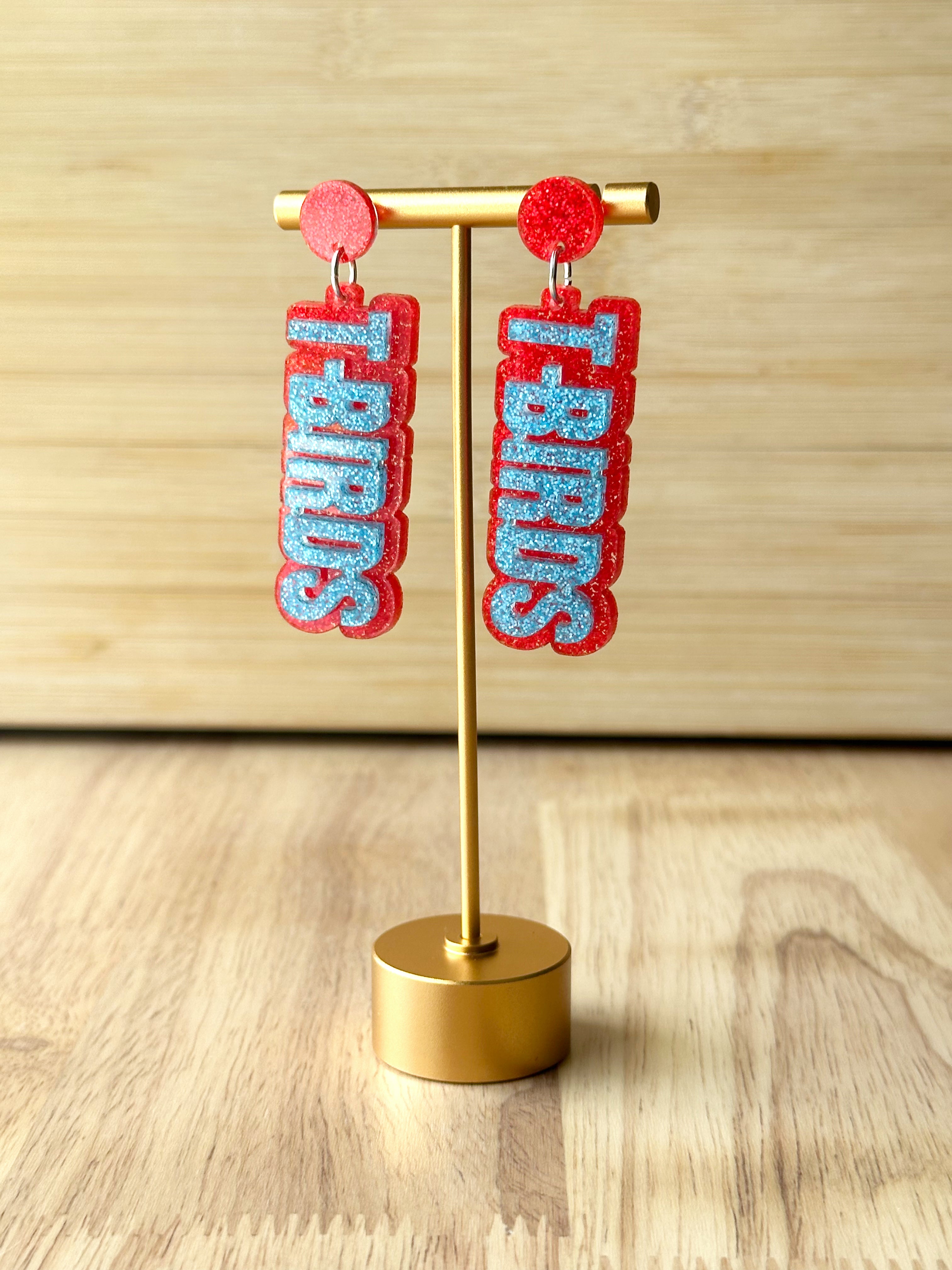 Shawnee Heights High School Thunderbird Earrings