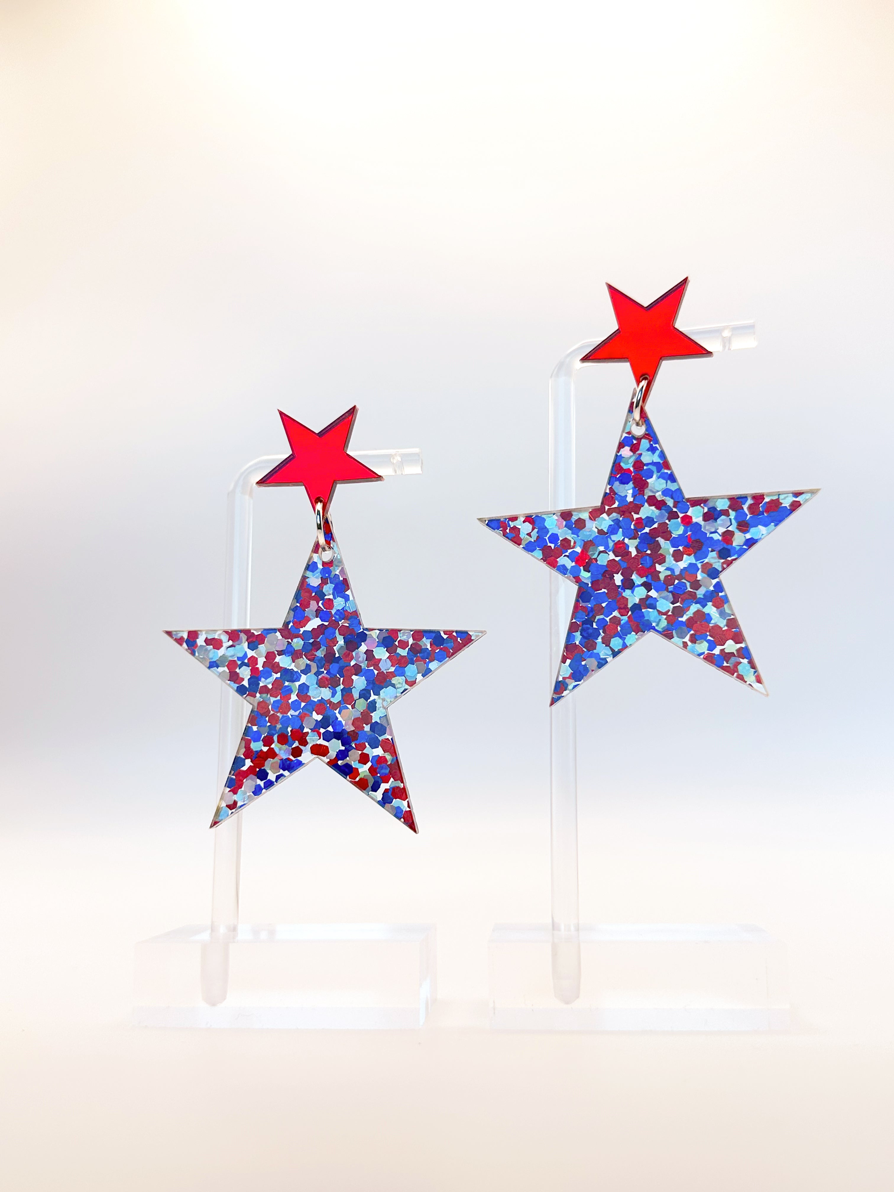 4 of July Star Earrings