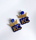 KC Baseball Earrings