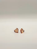 Heart studs