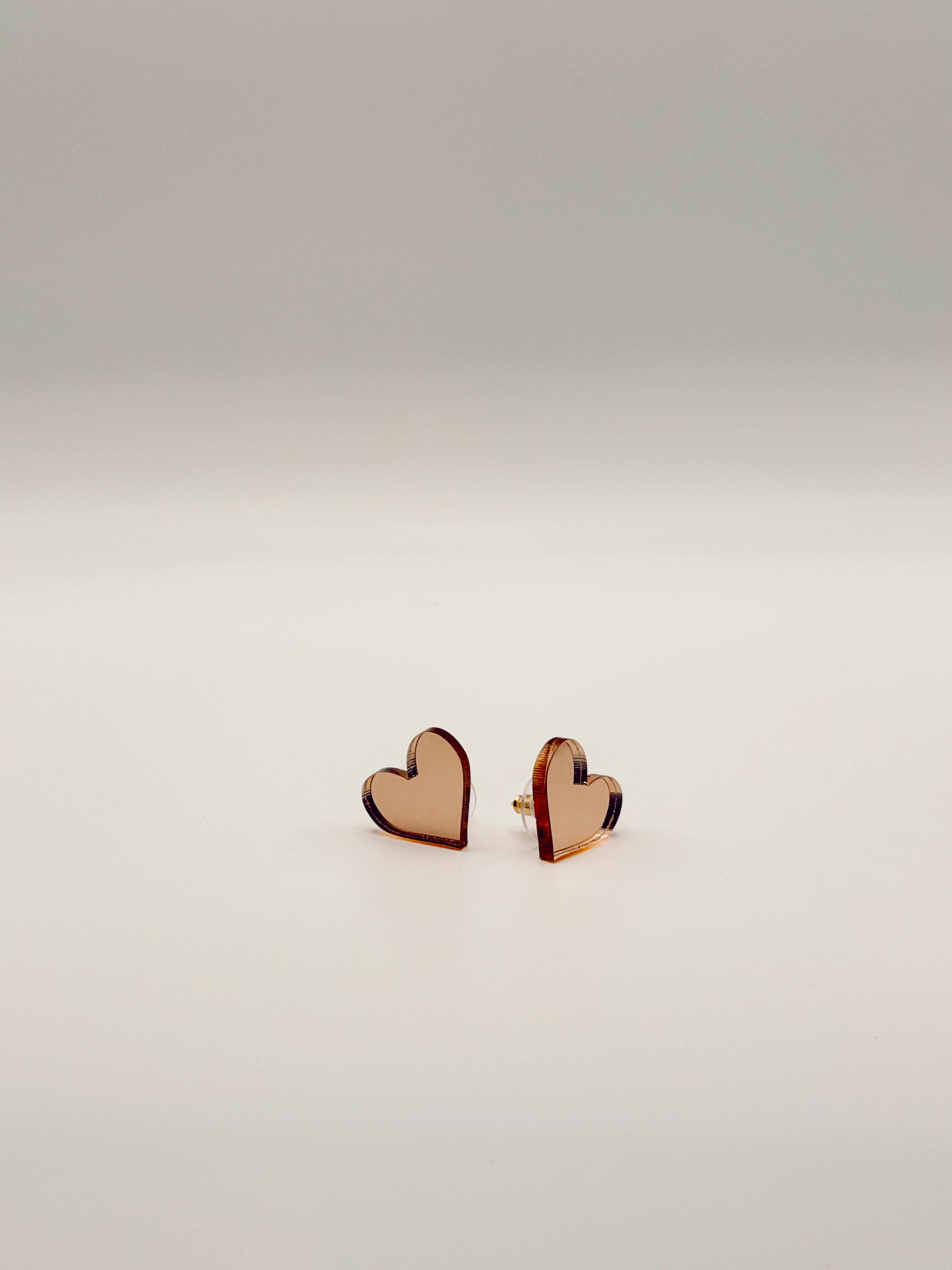 Heart studs
